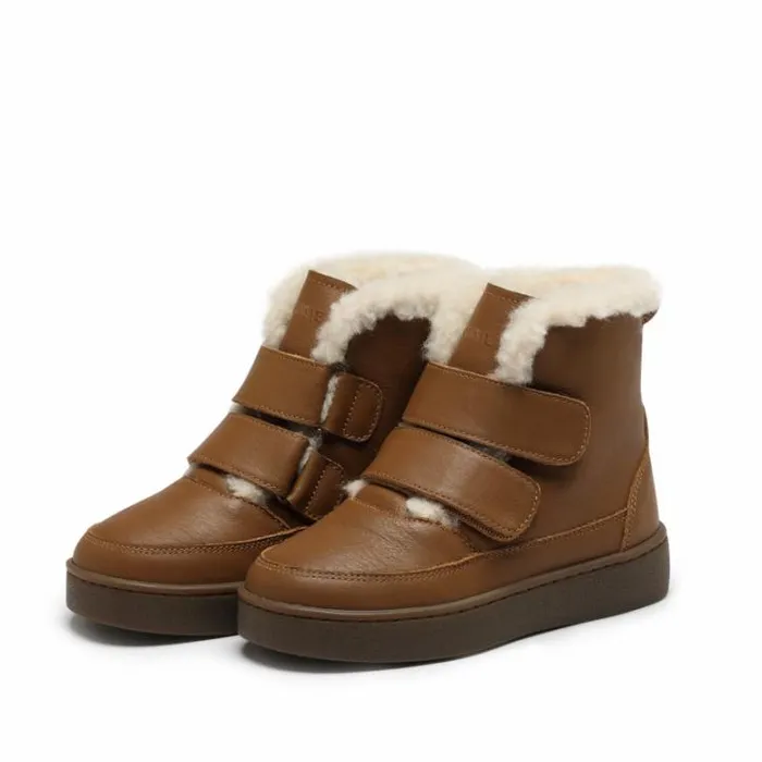 Donsje Amsterdam Ankle Boots Girls Clenn Boots Chestnut Leather