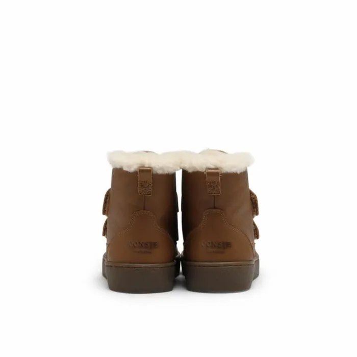 Donsje Amsterdam Ankle Boots Girls Clenn Boots Chestnut Leather