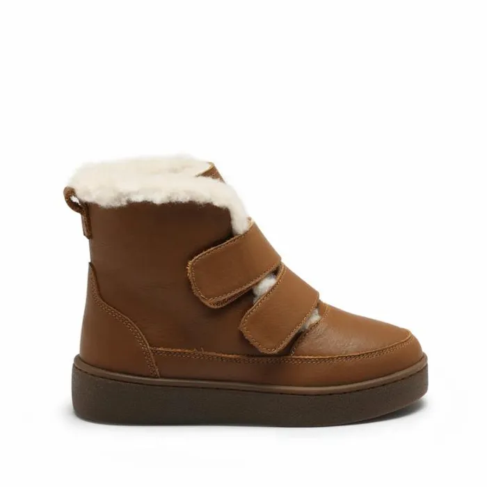Donsje Amsterdam Ankle Boots Girls Clenn Boots Chestnut Leather