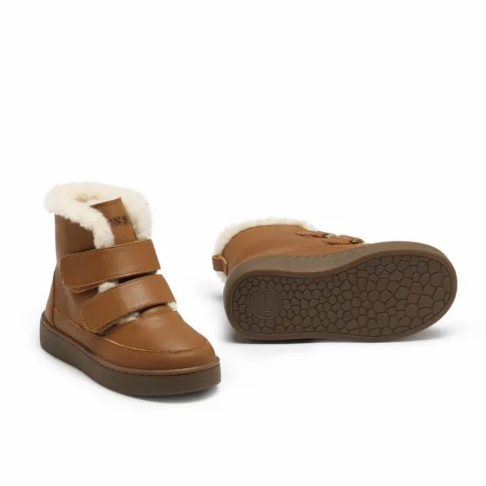 Donsje Amsterdam Ankle Boots Girls Clenn Boots Chestnut Leather