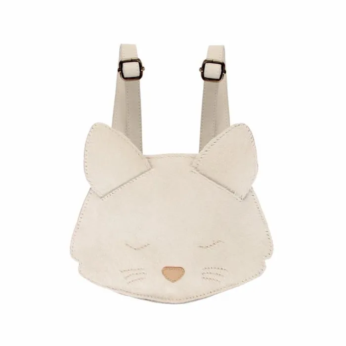 Donsje Amsterdam Backpacks and Purses Girls Kapi Exclusive Backpack Cream Cow Hair