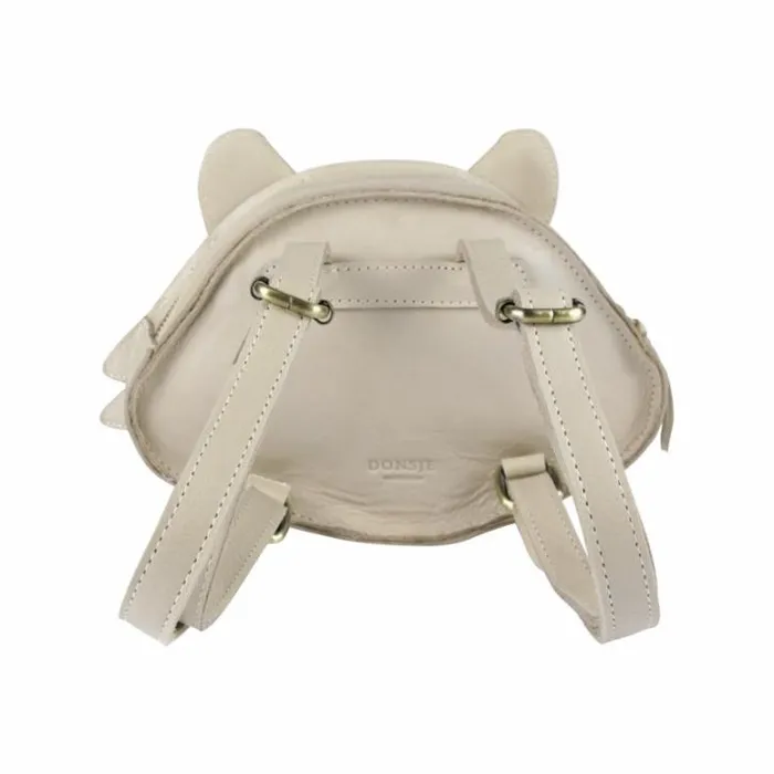 Donsje Amsterdam Backpacks and Purses Girls Kapi Special Backpack Ivory Classic Leather