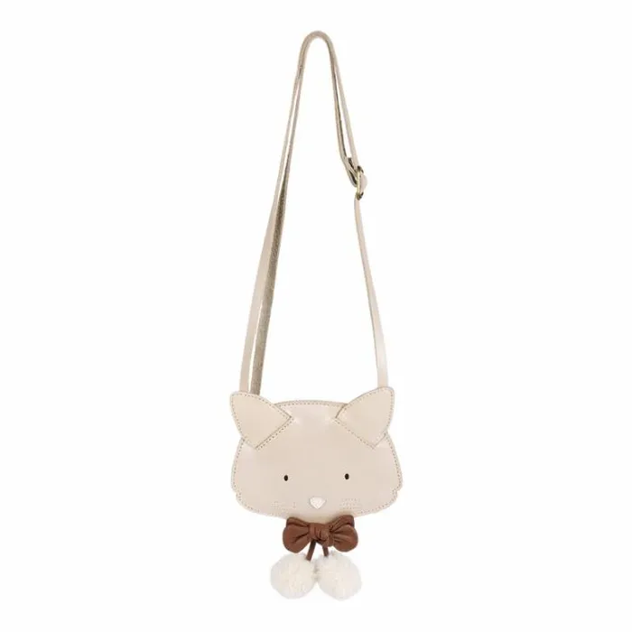 Donsje Amsterdam Backpacks and Purses Girls Pua Purse Powder Metallic Nubuck