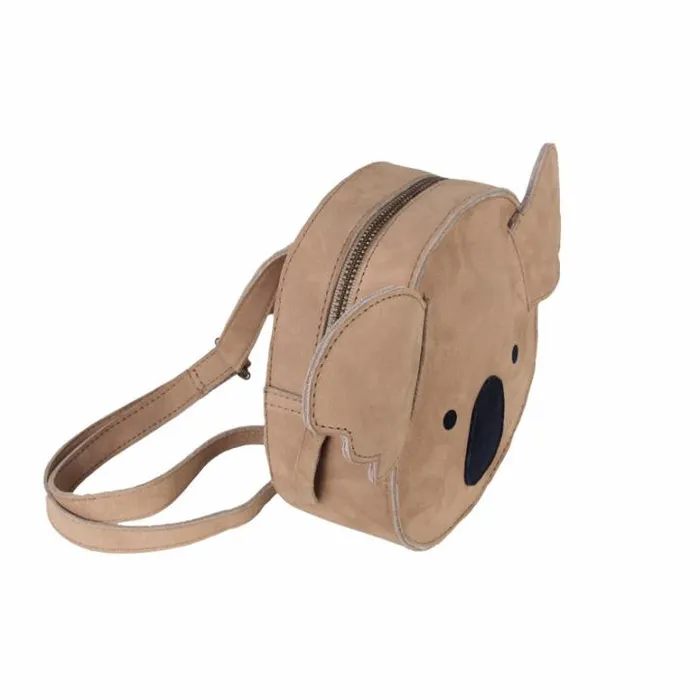 Donsje Amsterdam Backpacks Boys Kapi Classic Backpack Truffle Nubuck