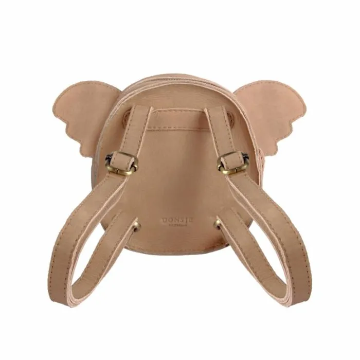 Donsje Amsterdam Backpacks Boys Kapi Classic Backpack Truffle Nubuck