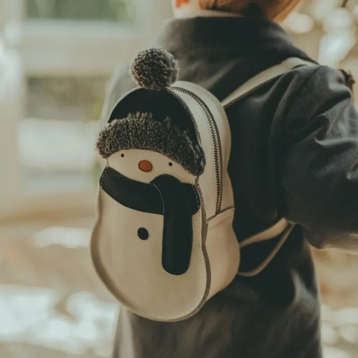 Donsje Amsterdam Backpacks Boys Kliff Backpack Off White Leather