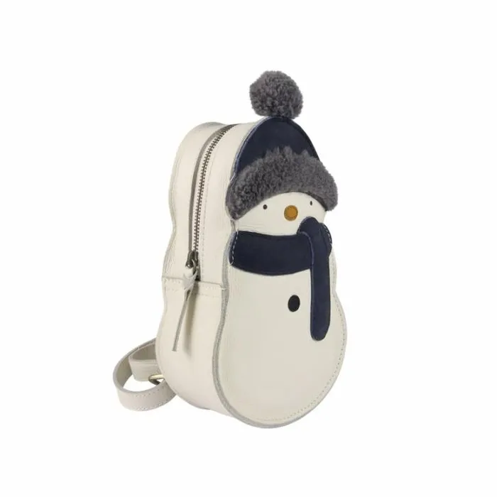 Donsje Amsterdam Backpacks Boys Kliff Backpack Off White Leather