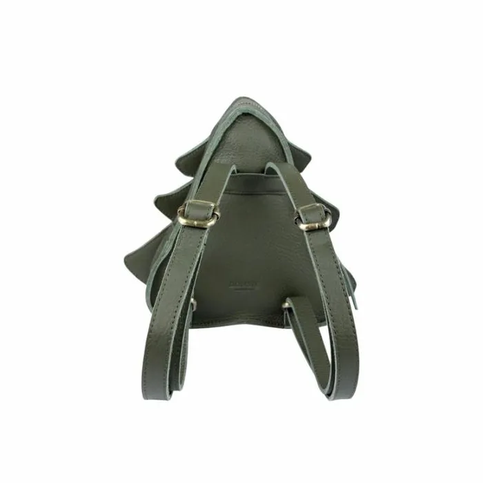 Donsje Amsterdam Backpacks Boys Kliff Backpack Olive Leather