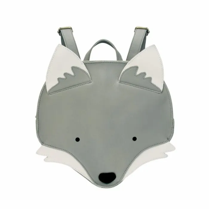 Donsje Amsterdam Backpacks Boys Umi Schoolbag Elephant Grey Leather