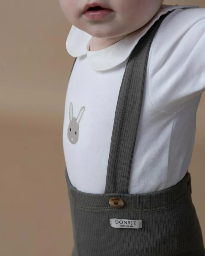 Donsje Amsterdam Bodysuits and Playsuits Baby Davo Bodysuit Off White