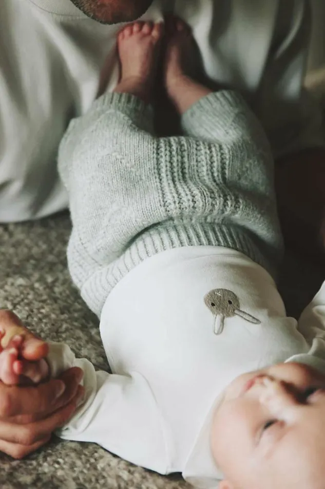 Donsje Amsterdam Bodysuits and Playsuits Baby Davo Bodysuit Off White