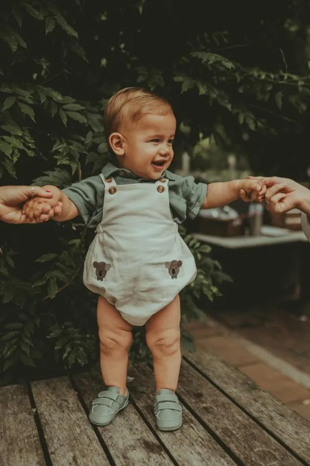 Donsje Amsterdam Bodysuits and Playsuits Baby Gig Romper Birch