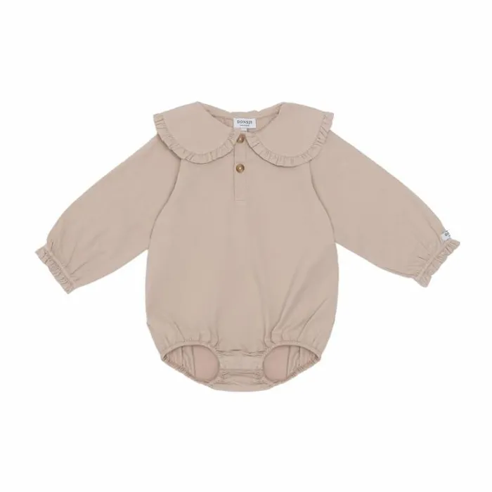 Donsje Amsterdam Bodysuits and Playsuits Baby Lida Romper Lavender Brown