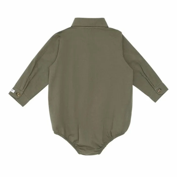Donsje Amsterdam Bodysuits and Playsuits Baby Pepijn Bodysuit Thyme