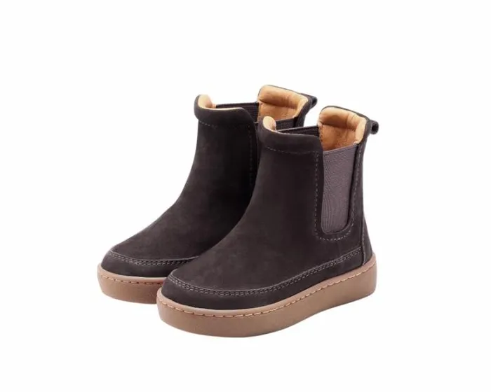 Donsje Amsterdam Boots Boys Ojeh Boots Dark Brown Nubuck
