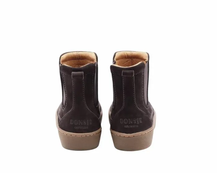 Donsje Amsterdam Boots Boys Ojeh Boots Dark Brown Nubuck