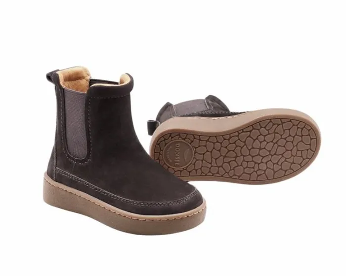 Donsje Amsterdam Boots Boys Ojeh Boots Dark Brown Nubuck
