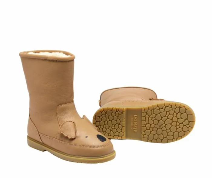 Donsje Amsterdam Boots Boys Wadudu Classic Boots Truffle Leather