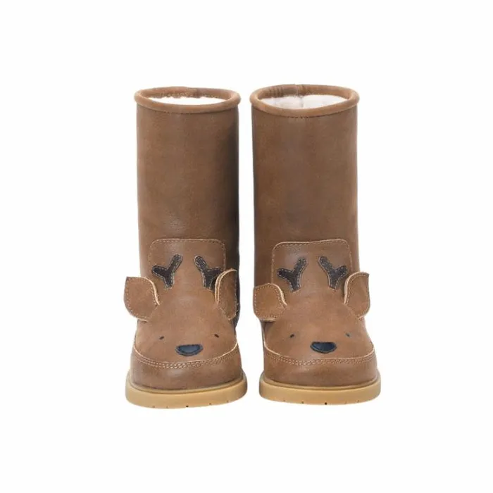 Donsje Amsterdam Boots Boys Wadudu Special Boots Chestnut Leather
