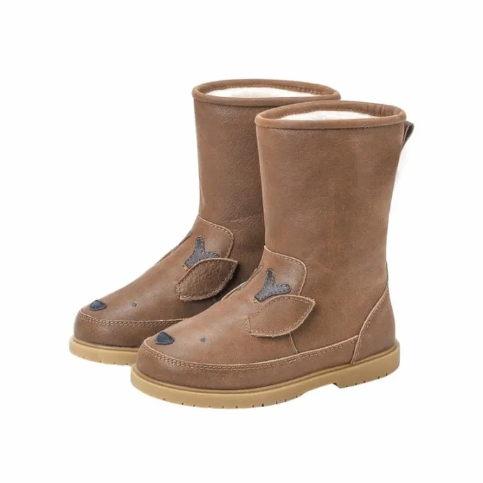 Donsje Amsterdam Boots Boys Wadudu Special Boots Chestnut Leather