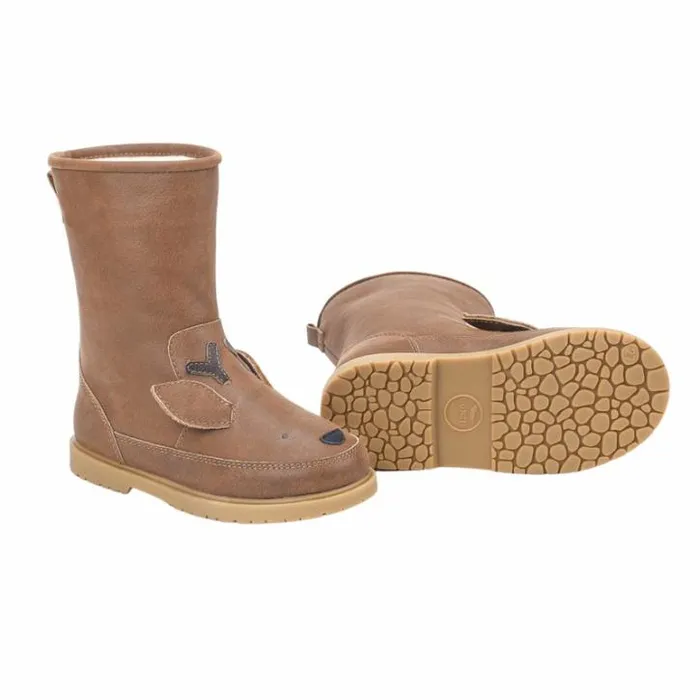 Donsje Amsterdam Boots Boys Wadudu Special Boots Chestnut Leather
