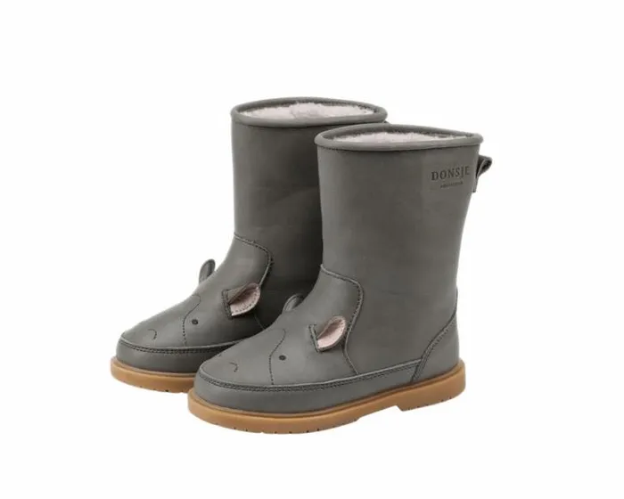 Donsje Amsterdam Boots Boys Wadudu Special Green Bay Leather
