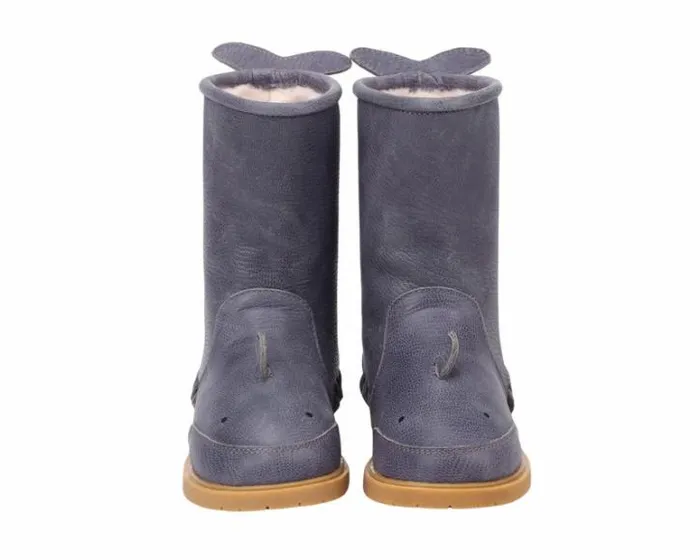 Donsje Amsterdam Boots Girls Agus Stellar Blue Leather