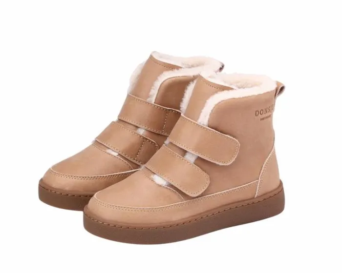 Donsje Amsterdam Boots Girls Clenn Boots Beige Leather