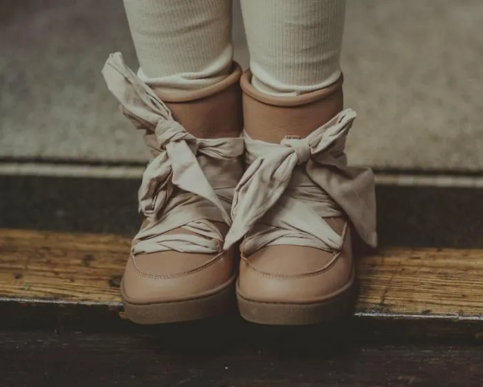 Donsje Amsterdam Boots Girls Ganza Boots Hazelnut Leather