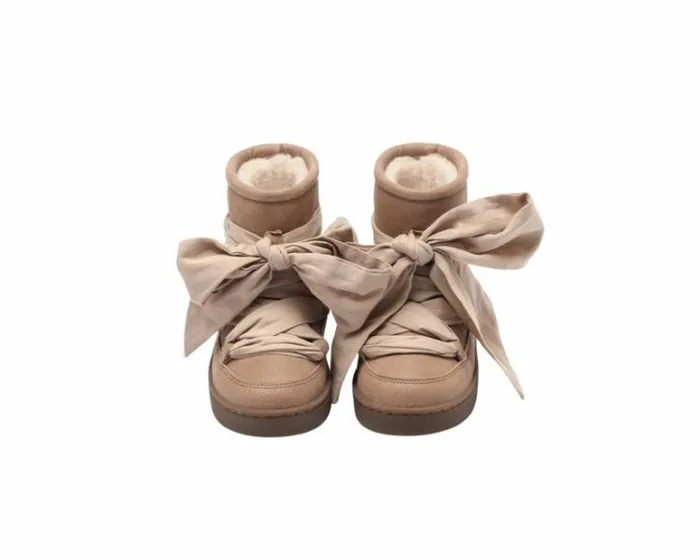 Donsje Amsterdam Boots Girls Ganza Boots Hazelnut Leather
