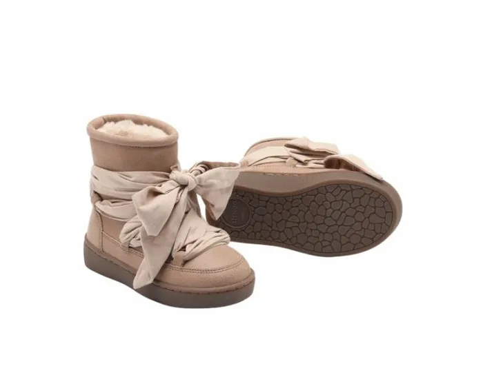 Donsje Amsterdam Boots Girls Ganza Boots Hazelnut Leather