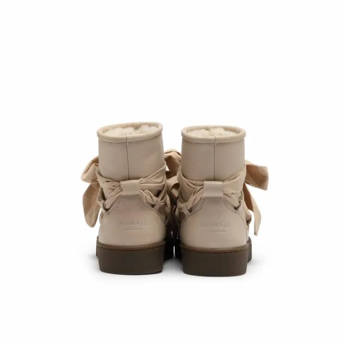 Donsje Amsterdam Boots Girls Ganza Boots Ivory Leather