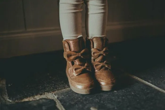 Donsje Amsterdam Boots Girls Isa Exclusive Boots Bronze Metallic Leather