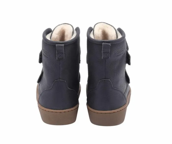 Donsje Amsterdam Boots Girls Isa Navy Leather