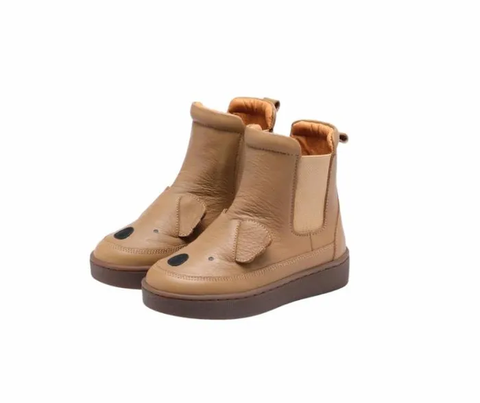 Donsje Amsterdam Boots Girls Thuru Classic Boots Truffle Leather