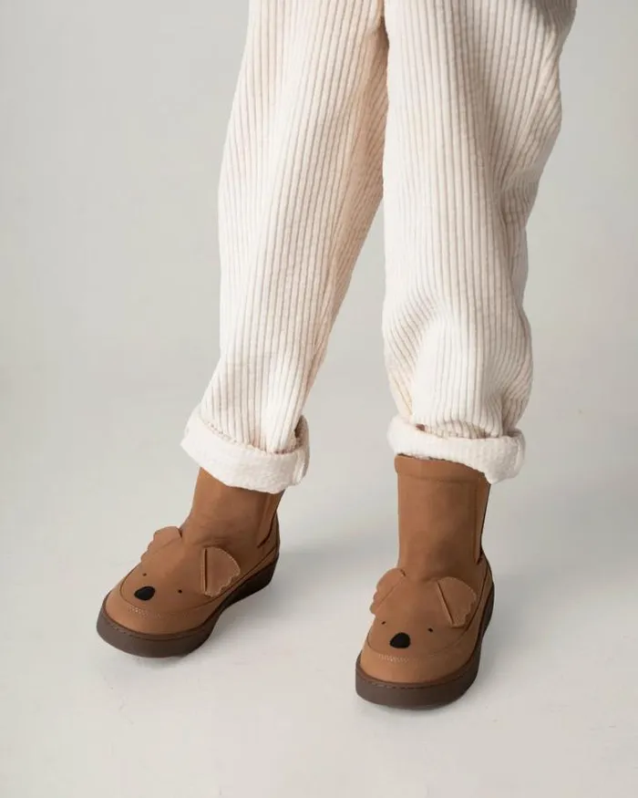 Donsje Amsterdam Boots Girls Thuru Classic Boots Truffle Leather