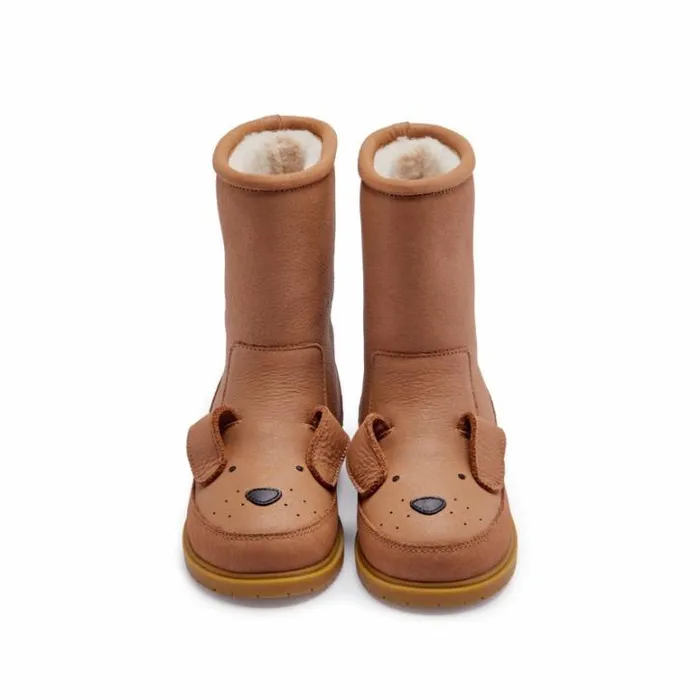 Donsje Amsterdam Boots Girls Wadudu Classic Boots Hazelnut Leather