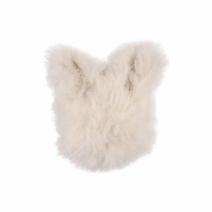 Donsje Amsterdam Clips Boys Ploto Hairclip Off White Soft Faux Fur
