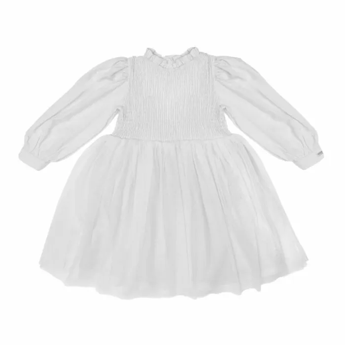 Donsje Amsterdam Dresses and Skirts Girls Janice Dress Crispy White