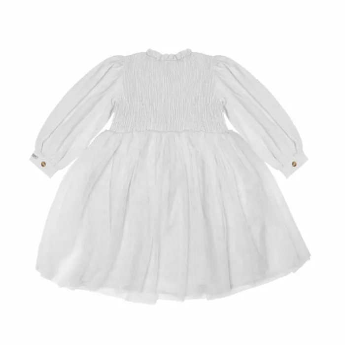 Donsje Amsterdam Dresses and Skirts Girls Janice Dress Crispy White