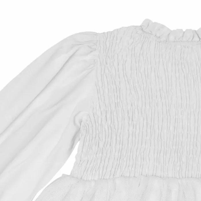 Donsje Amsterdam Dresses and Skirts Girls Janice Dress Crispy White
