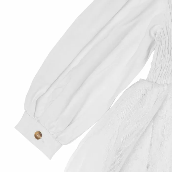 Donsje Amsterdam Dresses and Skirts Girls Janice Dress Crispy White