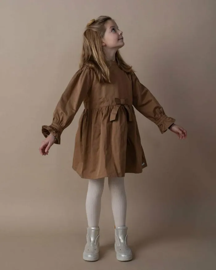 Donsje Amsterdam Dresses and Skirts Girls Muza Dress Rose Brown