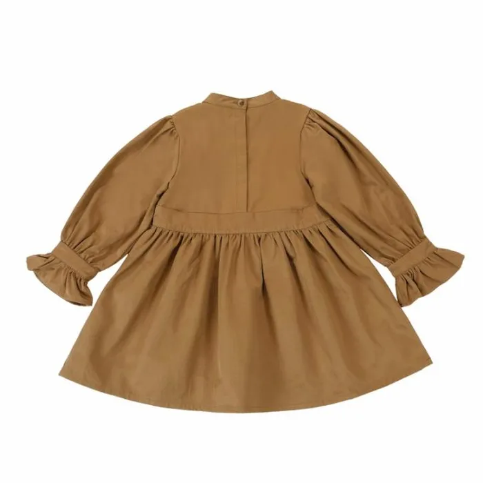 Donsje Amsterdam Dresses and Skirts Girls Muza Dress Rose Brown