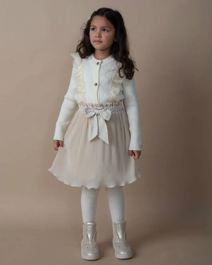 Donsje Amsterdam Dresses and Skirts Girls Plose Skirt Macaroon