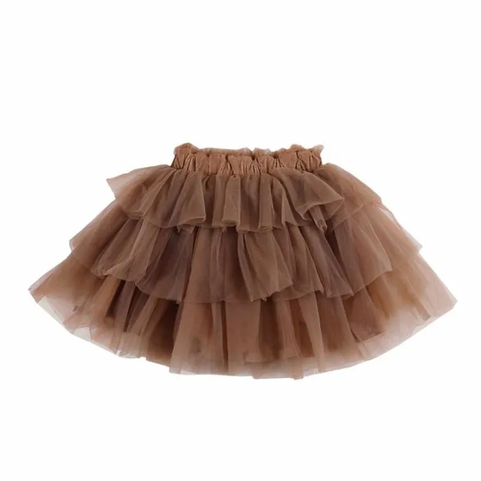 Donsje Amsterdam Dresses and Skirts Girls Qirre Skirt Clay