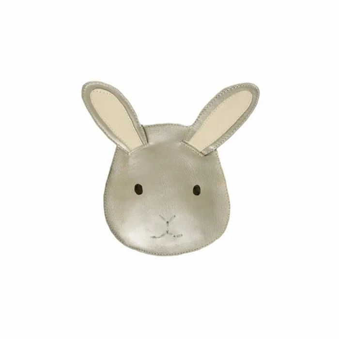 Donsje Amsterdam Hair Accessories Girls Blinc Clip Champagne Metallic Leather