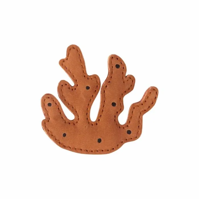 Donsje Amsterdam Hair Accessories Girls Gurt Hairclip Walnut Nubuck