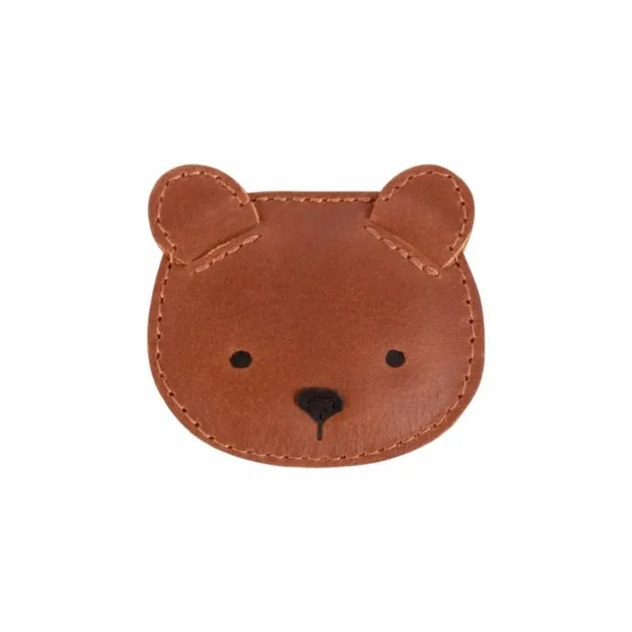 Donsje Amsterdam Hair Accessories Girls Josy Classic Hairclip Cognac Classic Leather