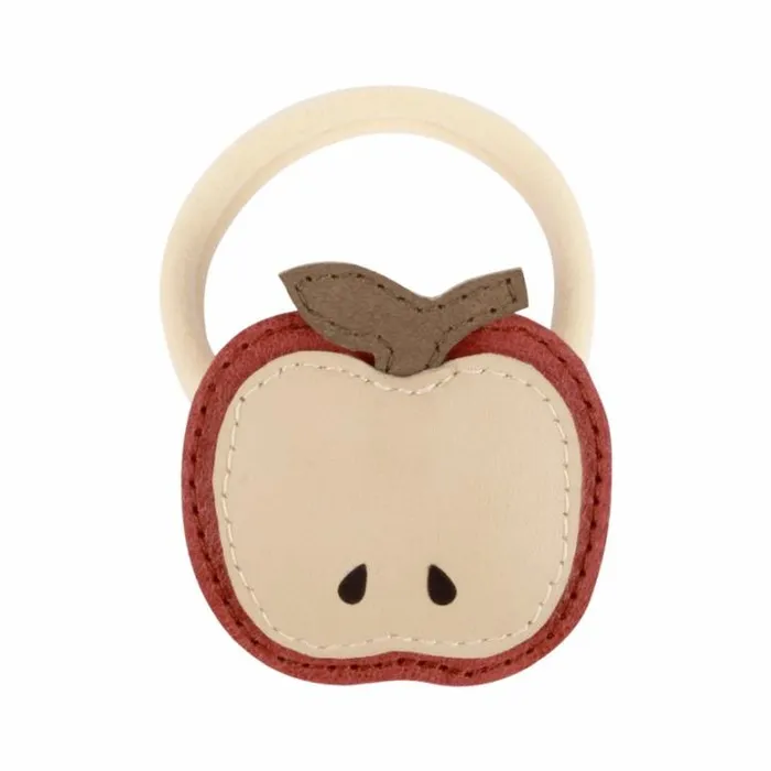 Donsje Amsterdam Hair Accessories Girls Nanoe Fruit Hair Tie Scarlet Classic Leather